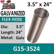Galvanised exhaust tubing