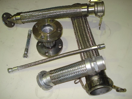 Industrial stainless steel flexible hose
